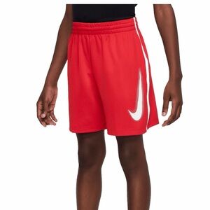 Nike Big Kids' Boys' Dri-FIT Graphic Training Shorts sz L Large (12-13) Red NWT